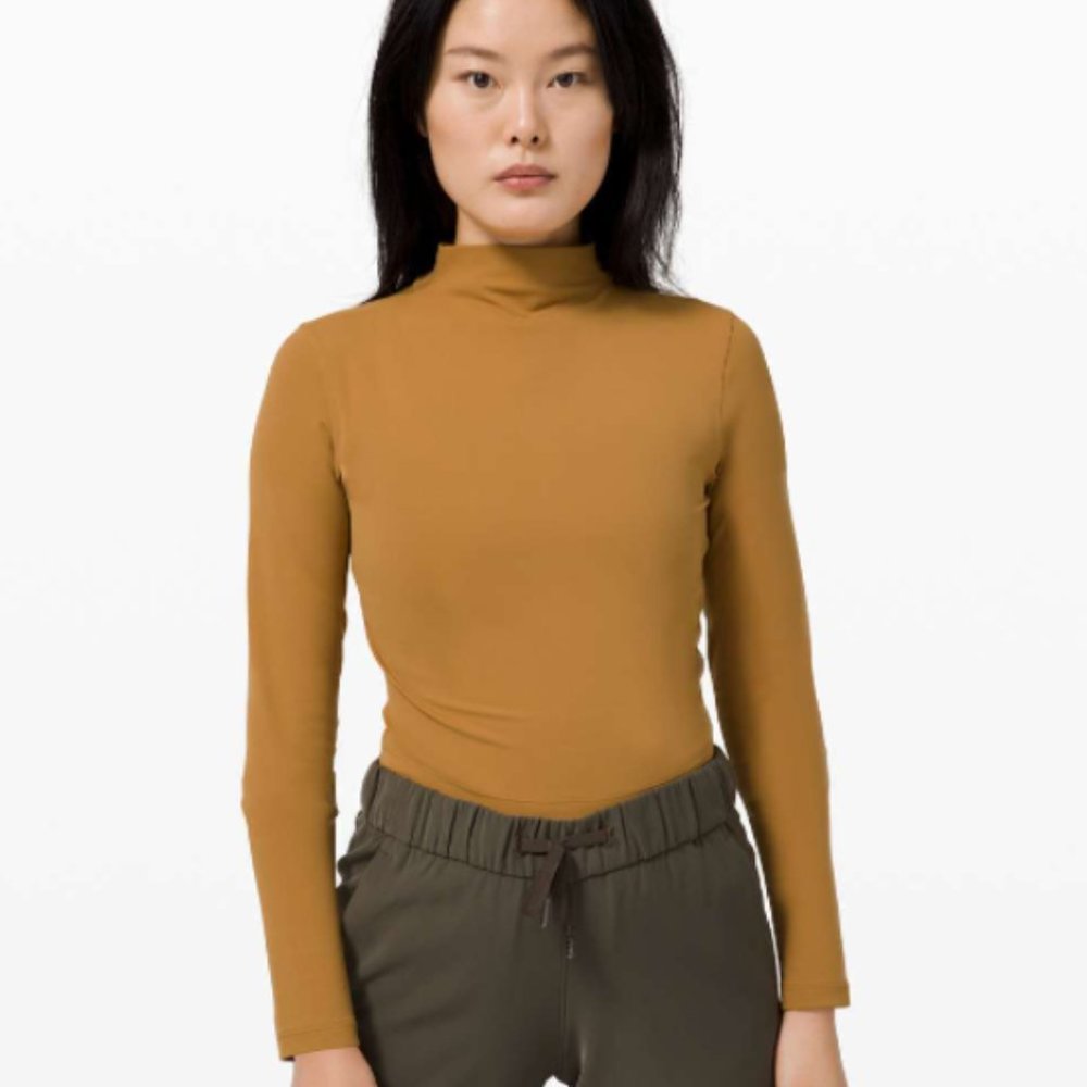 Lululemon All Aligned Mock Neck Long Sleeve